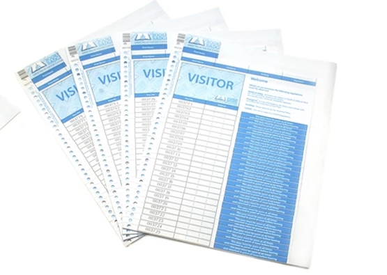Health Questionnaire Visitor Pass Book & Badge Kits. (Starter Kit $99 | Refill Kit $69)
