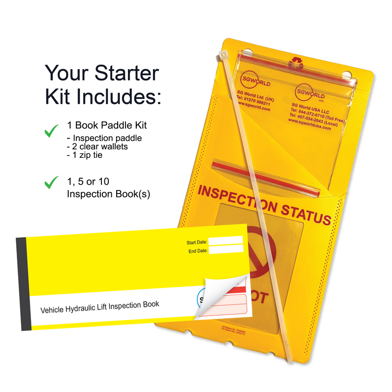 Vehicle Hydraulic Lift Inspection Checklist Solution Starter Kit