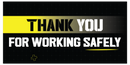 Strength in Safety: Military-Style Thank You for Working Safely Banner for Workplace