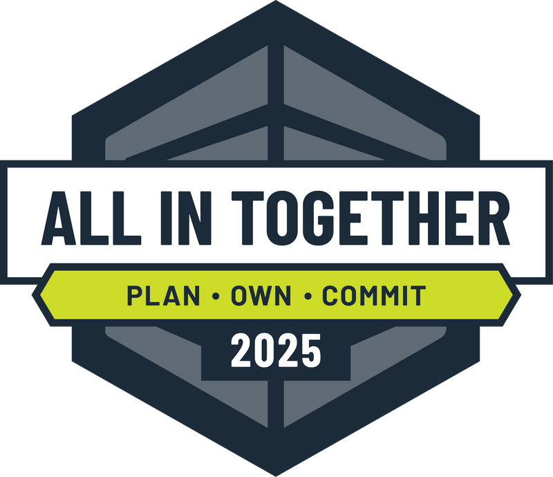 Construction Safety Week 2025 Seal Hard Hat Sticker