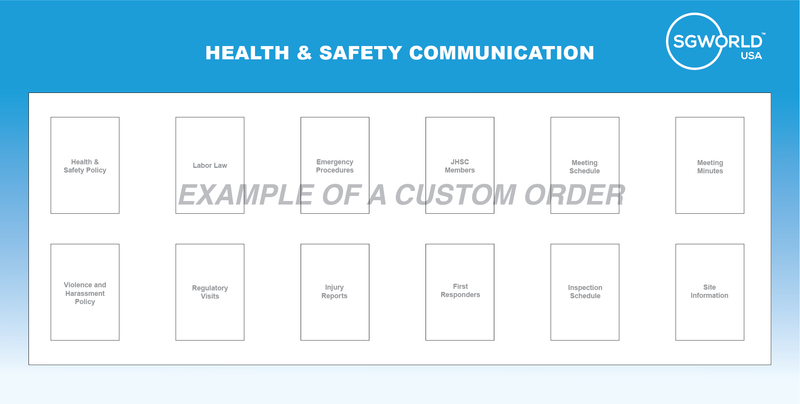 SGW Health & Safety Communication Board