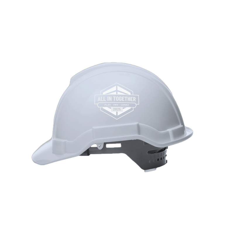 Construction Safety Week 2025 Seal Hard Hat Sticker