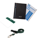 Health Questionnaire Visitor Pass Book & Badge Kits