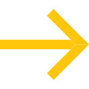 Floor Marking Arrows, 4'' - 41.5'' w x 34'', Vinyl