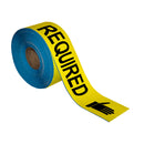 Superior Mark® Floor Tape, 4'' x 100', GLOVES REQUIRED