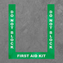 Superior Mark® First Aid Border, 4'', (2) 36'' strips, (1) 24'' strip