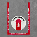 Superior Mark® Floor Marking Kit, Fire Extinguisher Kit , Vinyl
