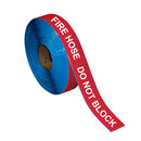 Superior Mark® Floor Tape, 2'' x 100', FIRE HOSE DO NOT BLOCK