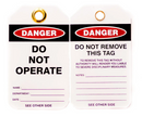 Lockout Tags-Do Not Operate - Pack of 10