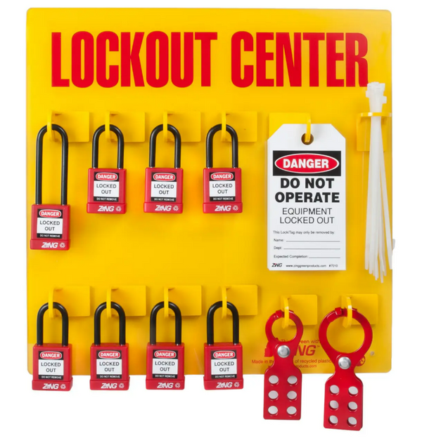 Lockout Station 8 Padlocks