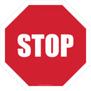 Floor Sign, Rubber, Stop Sign, Octagon, 18''