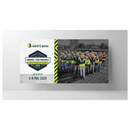 Construction Safety Week 2025 6' x 3' Jobsite Banner