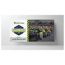 Construction Safety Week 2025 6' x 3' Jobsite Banner