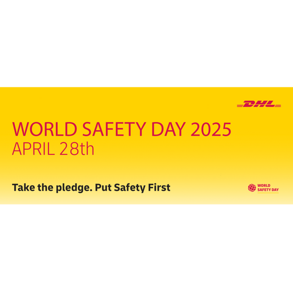 DHL World Safety Day 2025 Banner