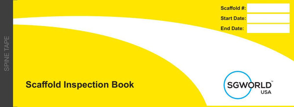 Scaffold Inspection Books