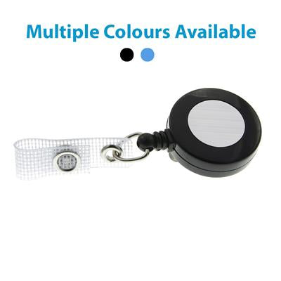 Black Retractable Badge Reel (per Pack of 10)