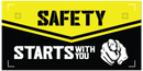 Strength in Safety: Military-Style Safety Starts with You Banner for Workplace