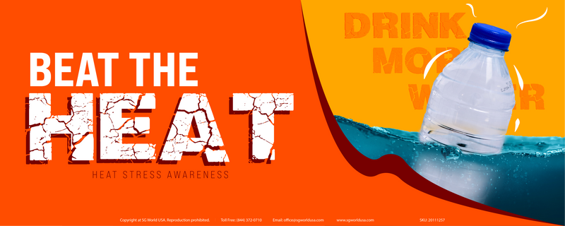 Heat Stress Awareness - Beat The Heat Banner