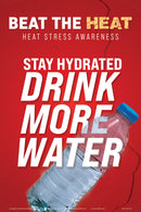 Heat Stress Awareness - Drink More Water Heat Stress Signs