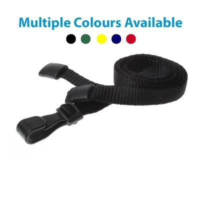 Lanyard with Safety Breakaway and Plastic Hook (per Pack of 10)