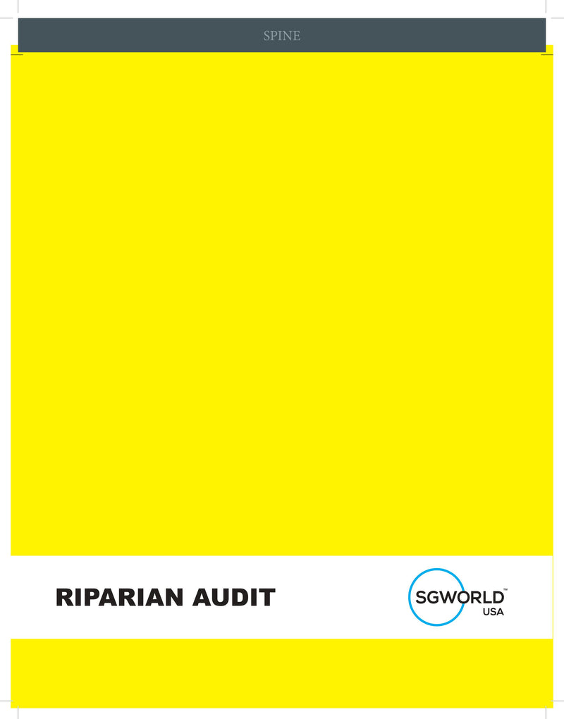 Riparian Audit Book - 30 Carbon Copy Forms