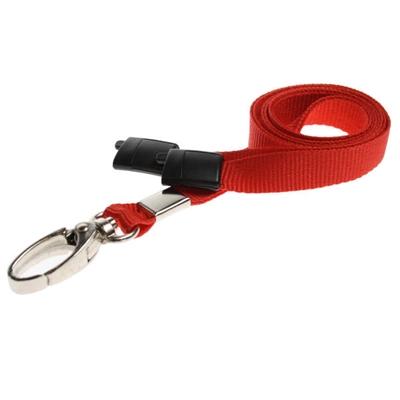 Lanyard with Safety Breakaway and Metal Hook (per Pack of 10)