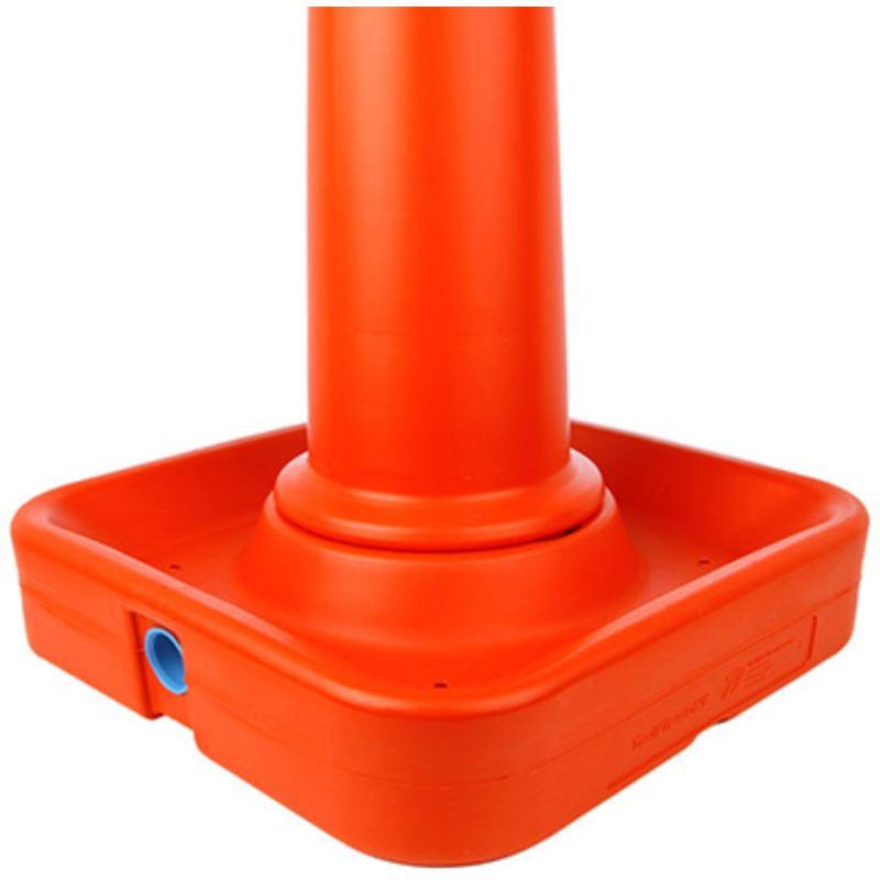 Traffic Cone with Stop Sign