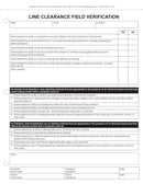 Line Clearance Field Verification Book: 30 Carbon Copy Forms
