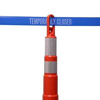 Temporarily Closed Barricade Tape - 3'' Wide x 1000' Long