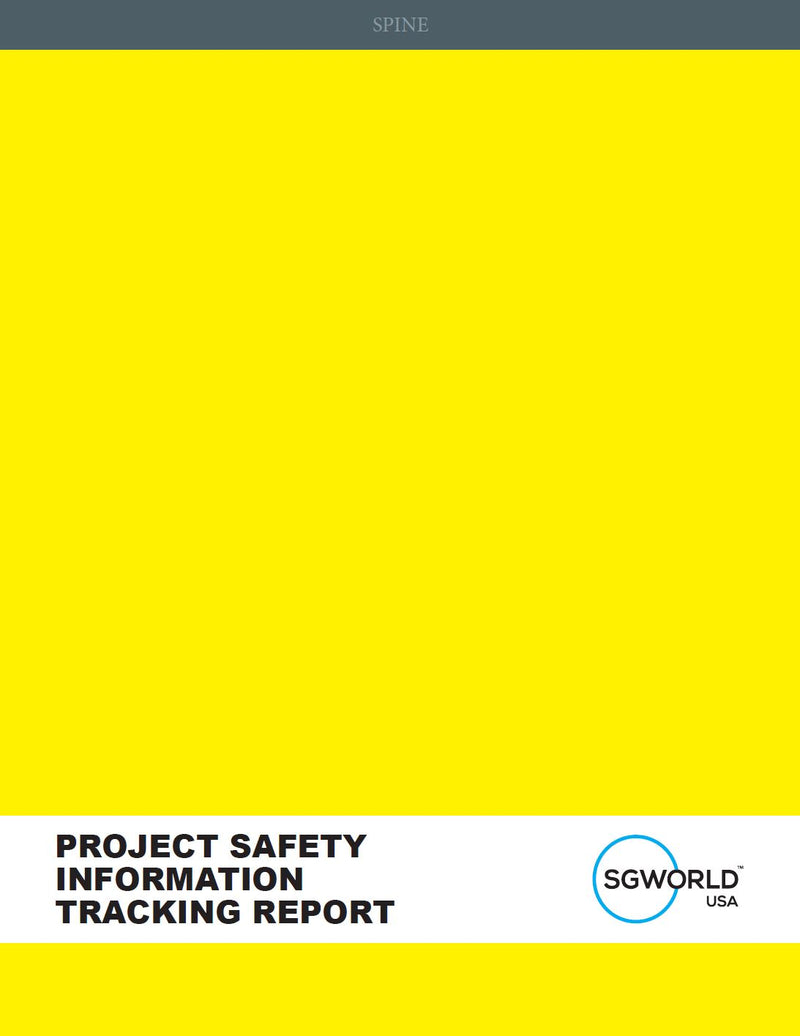 Project Safety Information Tracking Book - 30 Carbon Copy Forms