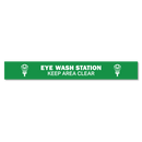 Eye Wash Station - Threshold Anti-Slip Floor Sticker - 4'' x 30''