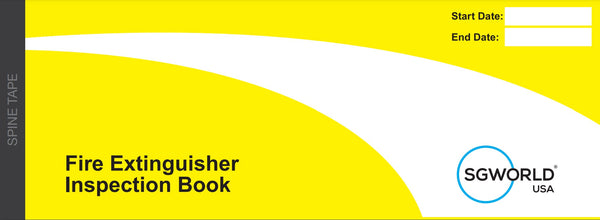 Fire Extinguisher Inspection Books