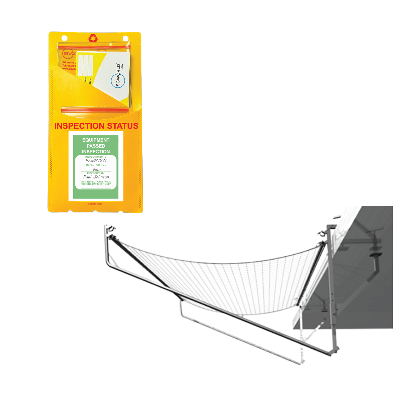 Fall Protection Inspection Pictogram Fall Protection Inspection Checklist Solution