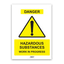 Hazardous Substances Work Permit: Pack of 5