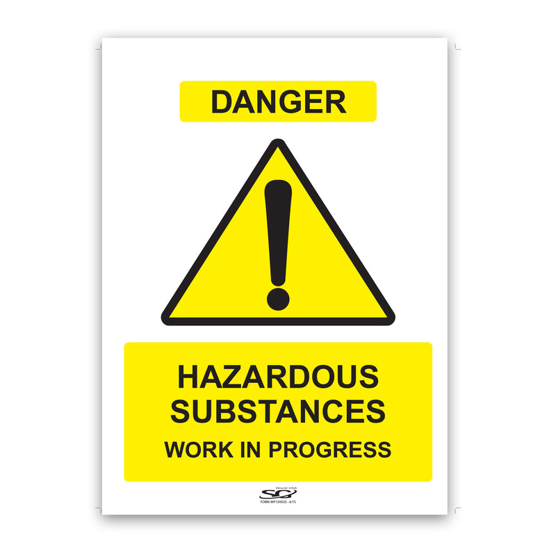 Hazardous Substances Work Permit: Pack of 5