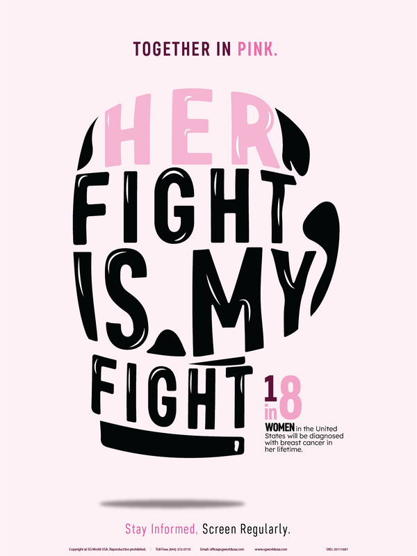 Her Fight is My Fight Breast Cancer Awareness Signs