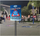 Ice Warning Flashing LED Safety Sign - Ice Warrior