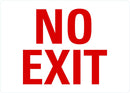 No Exit Sign LCU1-0007-NA_10x7
