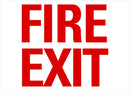Fire Exit Sign LCU1-0009-NA_14x10