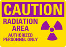 CAUTION Radiation Area (Authorized Personnel Only) LCU1-0015-NA_10x7