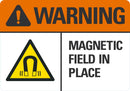 WARNING Magnetic Field In Place LCU1-0028-NP_7x10
