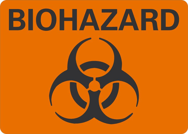 BIOHAZARD Sign LCU1-0053-NP_10x7