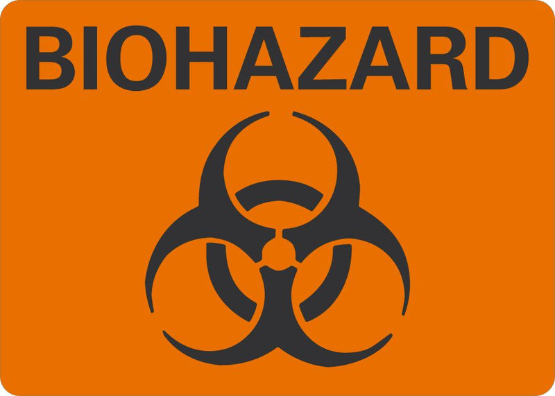 BIOHAZARD Sign LCU1-0053-NP_10x7