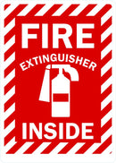 Fire Extinguisher Inside Sign LCU1-0074-RA_7x10