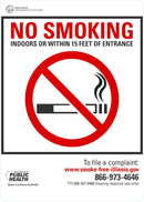 No Smoking (Ilinois) Sign LCU1-0197-RA_10x14