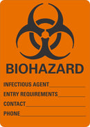 Biohazard Sign (Blank) Sign LCU1-2013-NP_10x14