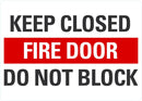 Fire Door Keep Close Sign LCU1-2014-NP_10x7