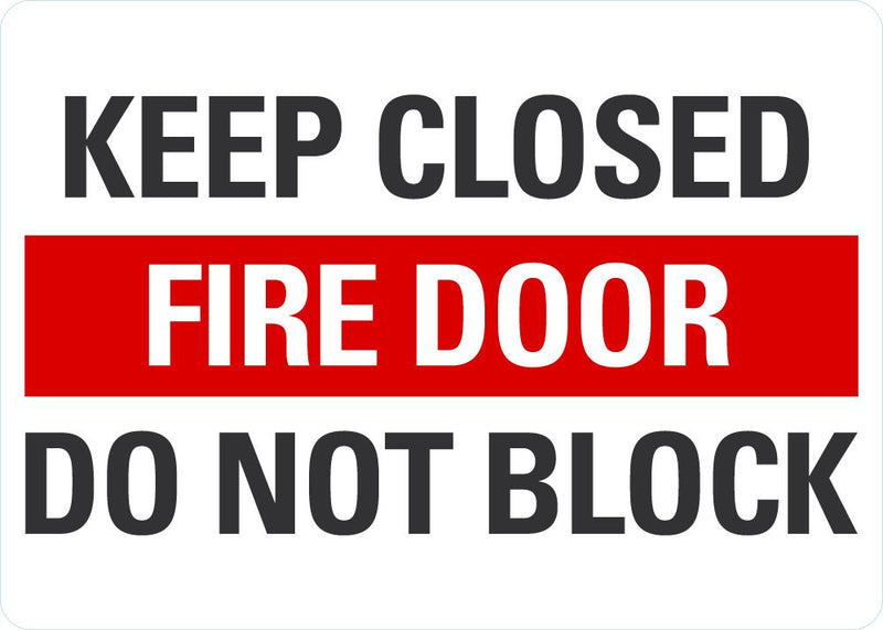 Fire Door Keep Close Sign LCU1-2014-NP_10x7