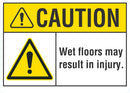 CAUTION Wet Floor Sign LCU3-0030-NP_10x7