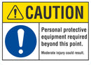 CAUTION Personal Protective Equipment Required LCU3-0051-NP_10x7